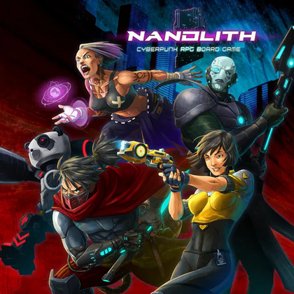 Nanolith Cyberpunk RPG Board Game