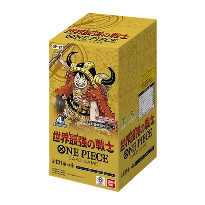 ONE PIECE CARD GAME OP-17 WORLD'S STRONGEST WARRIOR BOOSTER BOX (JAPANESE)