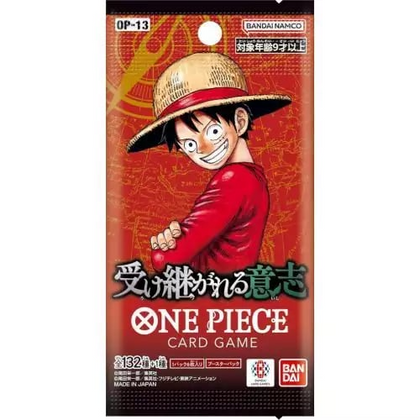 One Piece Card Game OP-13 - Carrying on His Will Booster Pack (Japanese)