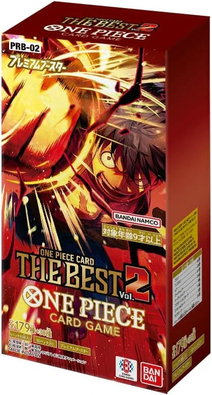 One Piece Card Game PRB-02 - The Best Vol 2 - Premium Booster Box (Japanese)