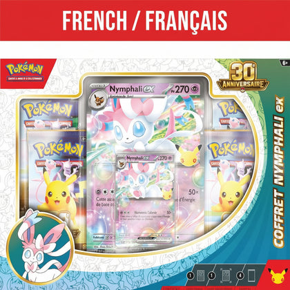 Pokemon 30th : Coffret Nymphali EX 30ᵉ Anniversaire (FRENCH)