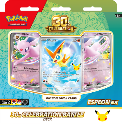 Pokemon TCG 30th Celebration Battle Deck Espeon ex
