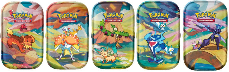 Pokemon Vibrant Paldea Mini Tin Set Of 5 - Collector's Avenue