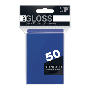 Ultra PRO PRO-Gloss Standard Deck Protector Sleeves 50ct Blue
