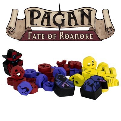Pagan Fate of Roanoke Wooden Token Kit