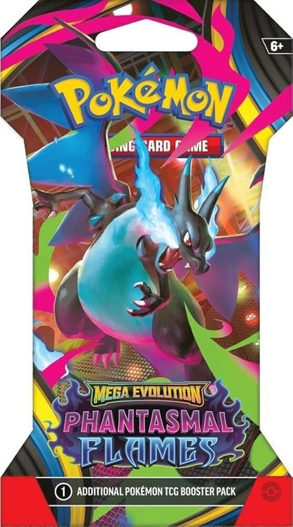 Pokemon - Mega Evolution - Phantasmal Flames - Sleeved Booster Pack