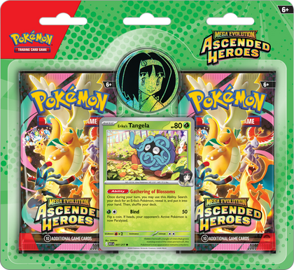 Pokemon - Mega Evolution Ascended Heroes 2-Pack Blister - Erika's Tangela