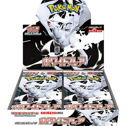 Pokemon - Scarlet and Violet - White Flare Japanese Booster Box Collector's Avenue Pokemon - Scarlet and Violet - White Flare Japanese Booster Box Collector's Avenue