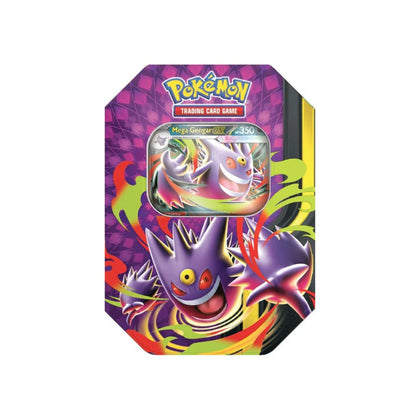 Pokemon Mega Moonlit Tin Box Mega Gengar ex