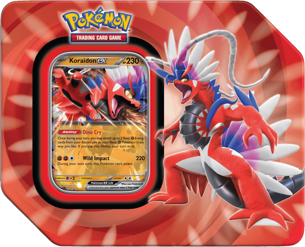 Pokemon Paldea Legends Tin - Koraidon ex - Collector's Avenue