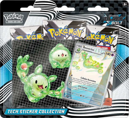 Pokemon Scarlet & Violet Black Bolt Tech Sticker Collection