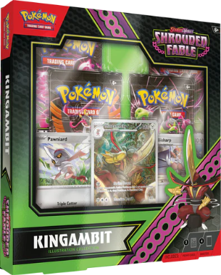 Pokemon Scarlet and Violet - Shrouded Fable Illustration Collection - Kingambit - Collector's Avenue