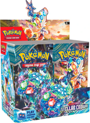 Pokemon Scarlet and Violet - Stellar Crown - Booster Box - Collector's Avenue