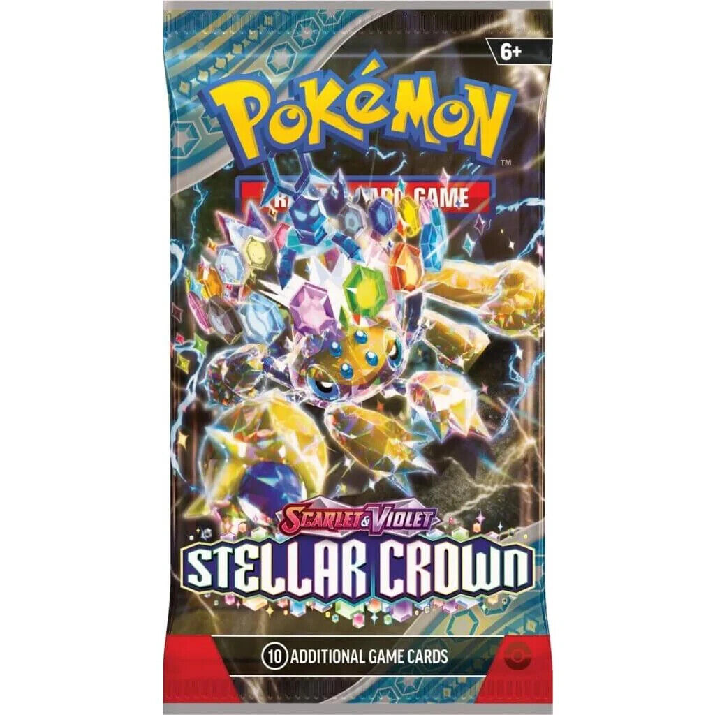 Pokemon Scarlet and Violet - Stellar Crown - Booster Pack Collector's Avenue Pokemon Scarlet and Violet - Stellar Crown - Booster Pack Collector's Avenue