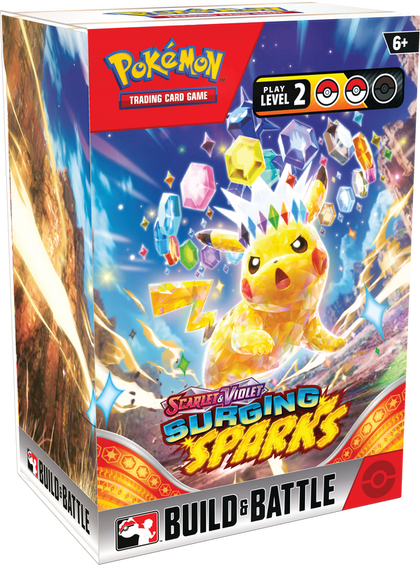 Pokemon Scarlet and Violet - Surging Sparks - Build and Battle Box