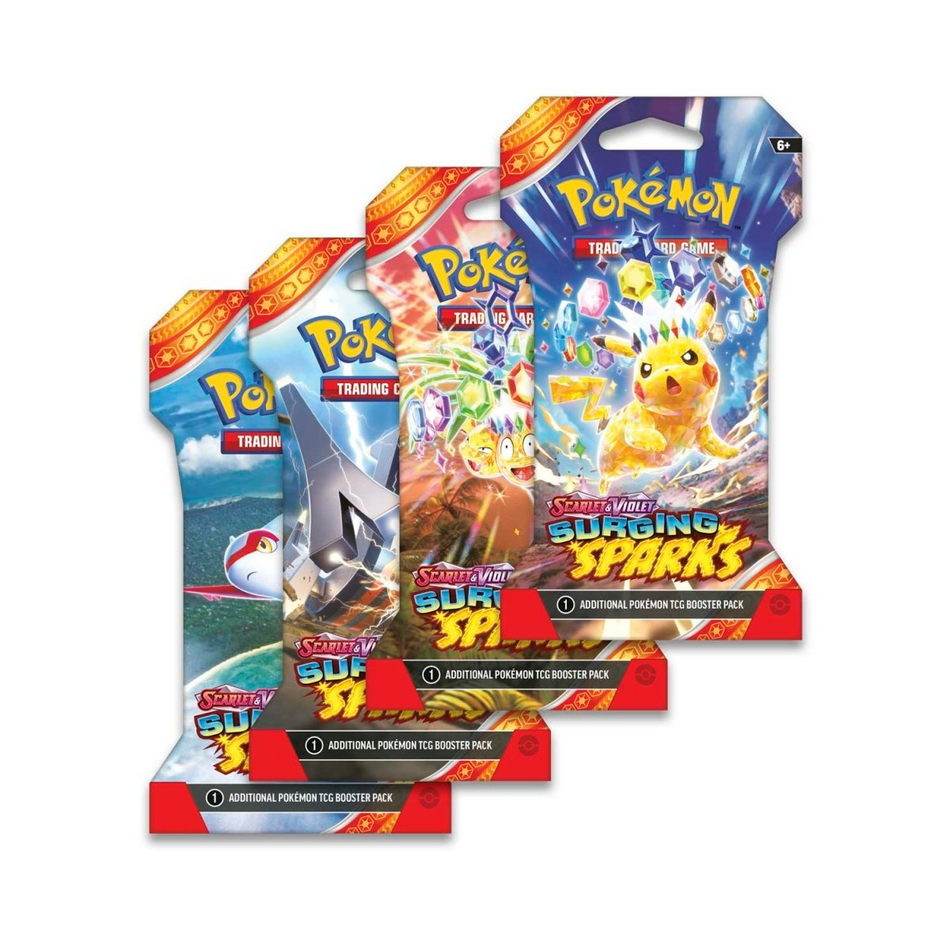 Pokemon Scarlet and Violet - Surging Sparks - Sleeved Booster Bundle (24 Packs)