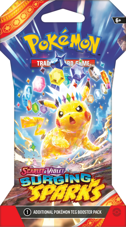 Pokemon Scarlet and Violet - Surging Sparks - Sleeved Booster Pack