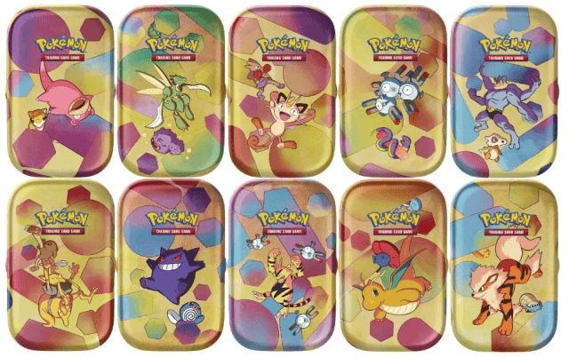 Pokemon Scarlet and Violet 151 - Mini Tin Display Box (Set of 10) - Collector's Avenue