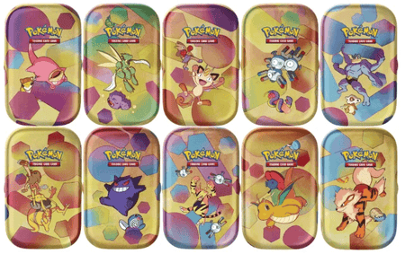 Pokemon Scarlet and Violet 151 - Mini Tin Display Box (Set of 10) - Collector's Avenue