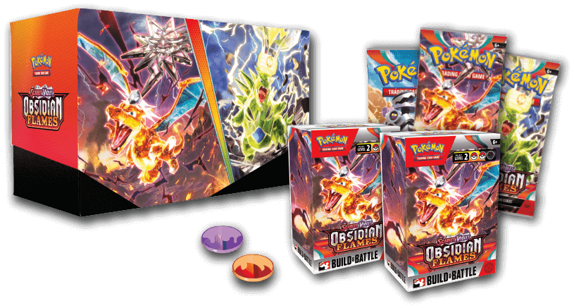 Pokemon Scarlet and Violet Obsidian Flames Build and Battle Stadium - Collector's Avenue