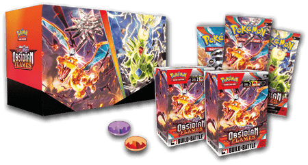 Pokemon Scarlet and Violet Obsidian Flames Build and Battle Stadium - Collector's Avenue