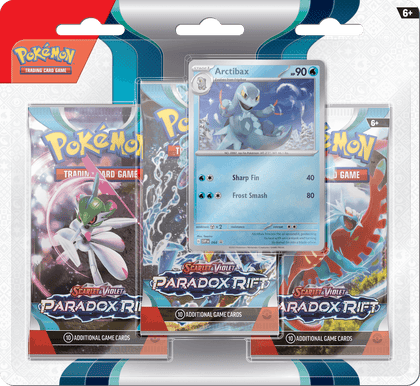 Pokemon Scarlet and Violet Paradox Rift 3 Pack Blister - Arctibax - Collector's Avenue