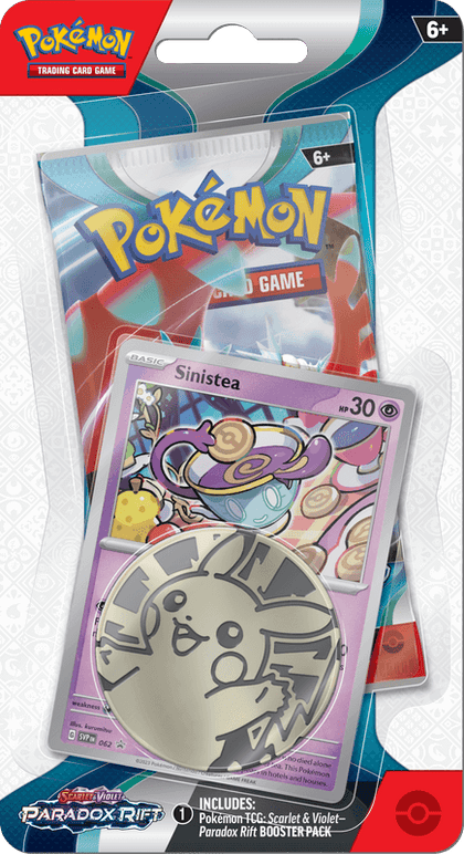 Pokemon Scarlet and Violet Paradox Rift Checklane Blister - Sinistea - Collector's Avenue