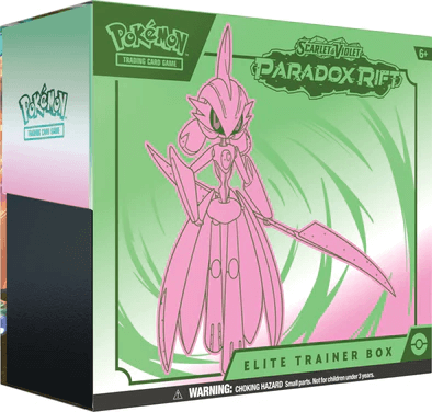 Pokemon Scarlet and Violet Paradox Rift Elite Trainer Box - Iron Valiant