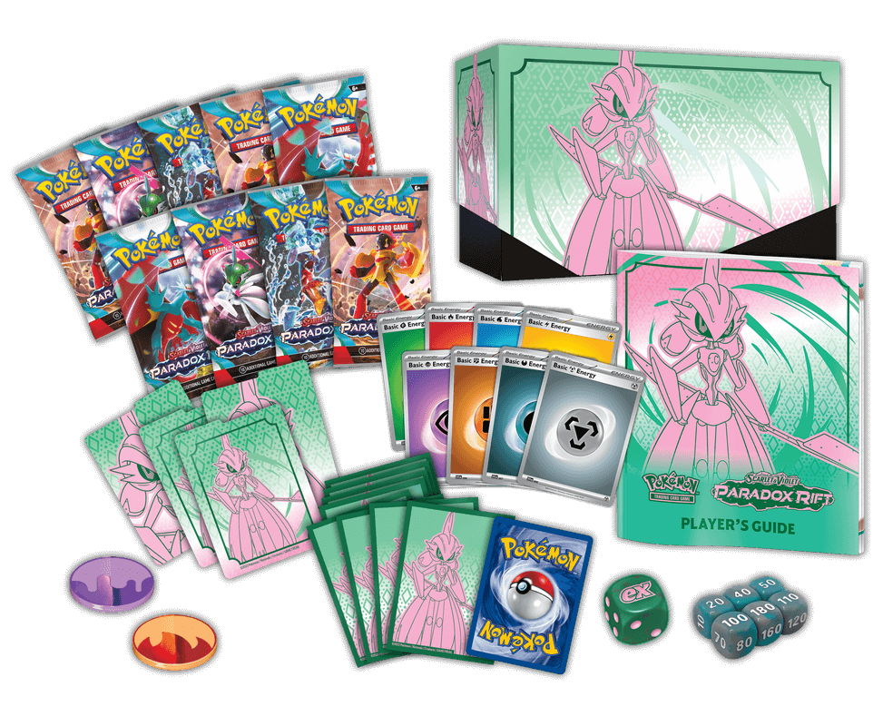 Pokemon Scarlet and Violet Paradox Rift Elite Trainer Box - Iron Valiant - Collector's Avenue