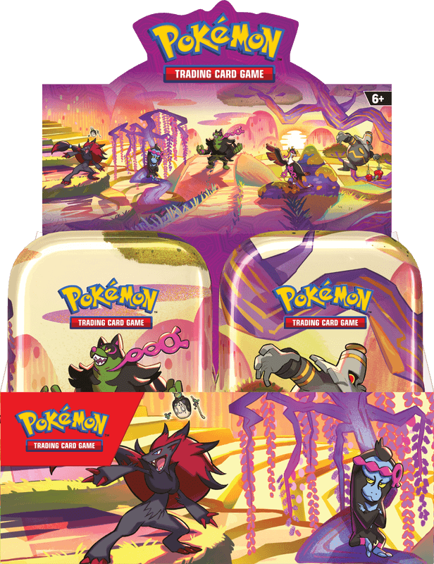 Pokemon Scarlet and Violet - Shrouded Fable - Mini Tin Display Box (Set of 10) - Collector's Avenue