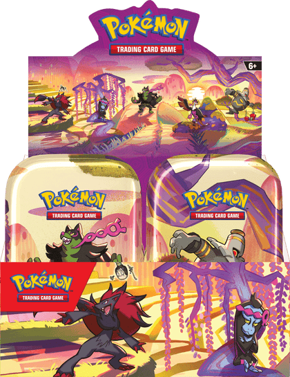 Pokemon Scarlet and Violet - Shrouded Fable - Mini Tin Display Box (Set of 10) - Collector's Avenue