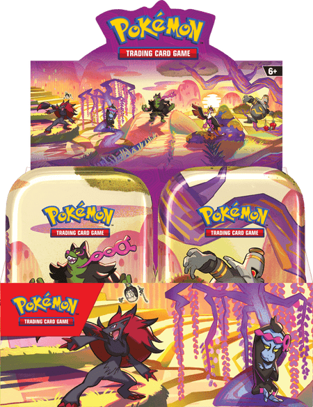 Pokemon Scarlet and Violet - Shrouded Fable - Mini Tin Display Box (Set of 10) - Collector's Avenue