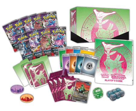 Pokemon Scarlet and Violet Temporal Forces Elite Trainer Box - Iron Leaves - Collector's Avenue