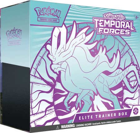 Pokemon Scarlet and Violet Temporal Forces Elite Trainer Box - Walking Wake - Collector's Avenue