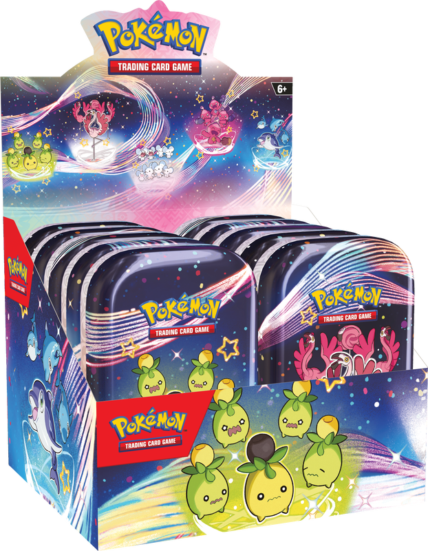 Pokemon Scarlet and Violet Paldean Fates Mini Tin Display (10 Tins) - Collector's Avenue