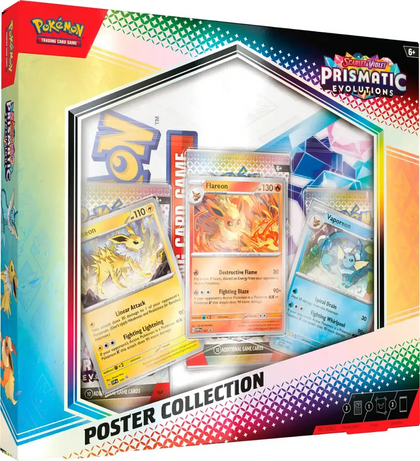 Pokemon TCG Scarlet & Violet Prismatic Evolutions Poster Collection