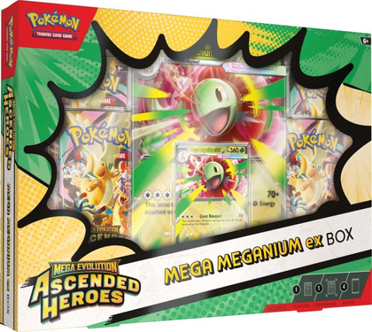 Pokemon - Mega Evolution Ascended Heroes - Mega Meganium ex Box