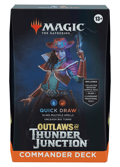 MTG Magic The Gathering - Outlaws of Thunder Junction - Commander Deck - Quick Draw - Collector's Avenue