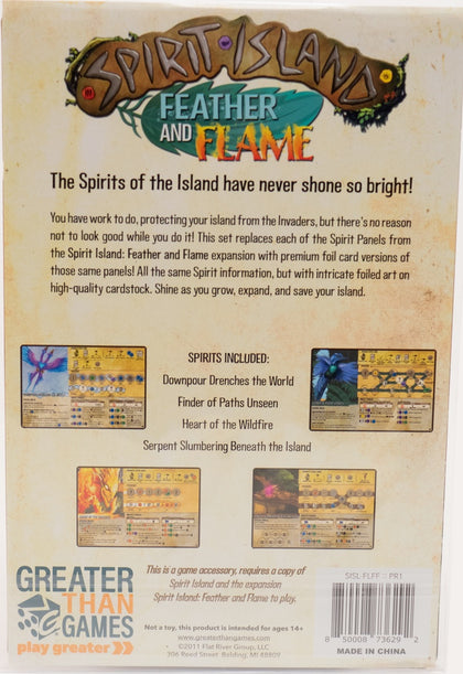 Spirit Island Feather And Flame Foil Panels