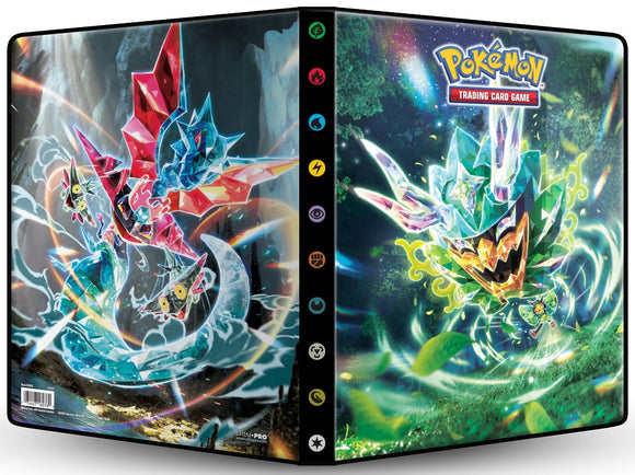 Pokemon Scarlet and Violet SV6 Twilight Masquerade Terastallized Ogerpon and Terastallized Dragapult Ultra PRO 9-Pocket Portfolio - Collector's Avenue