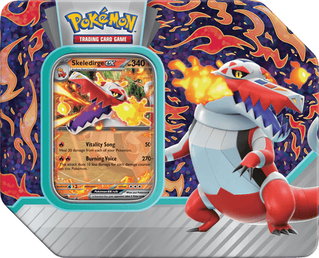 Pokemon Paldea Partners Tin - Skeledirge - Collector's Avenue