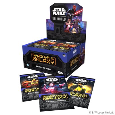 Star Wars Unlimited Shadows Of The Galaxy Booster Box - Collector's Avenue