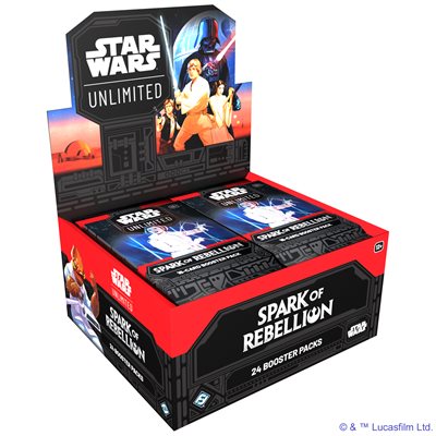 Star Wars Unlimited Spark of Rebellion Draft Booster Box - Collector's Avenue