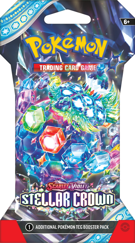 Pokemon Scarlet and Violet - Stellar Crown - Sleeved Booster Pack - Collector's Avenue