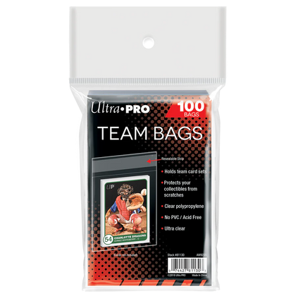 Ultra Pro - Resealable Team Bags 100ct