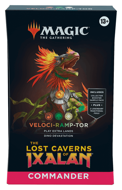 Mtg Magic The Gathering The Lost Caverns of Ixalan Commander Deck - Veloci-Ramp-Tor - Collector's Avenue