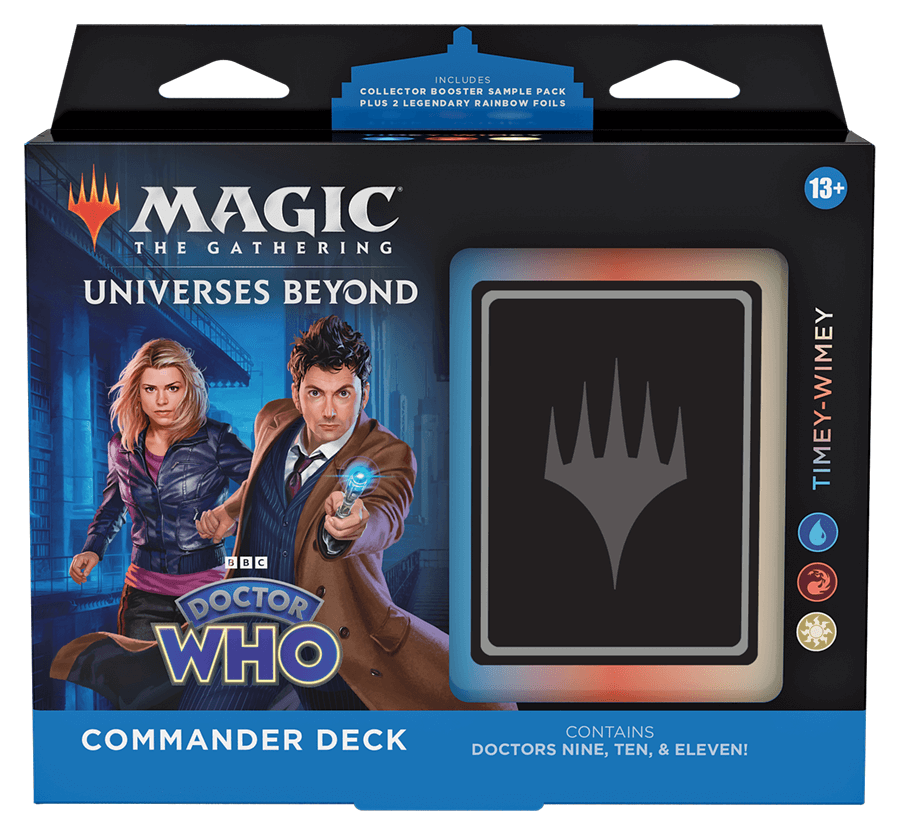 MTG Magic The Gathering Universes Beyond Doctor Who Commander Deck - Timey-Wimey - Collector's Avenue