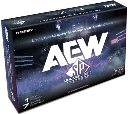 2025 Upper Deck AEW SP Game Used Wrestling Hobby Box
