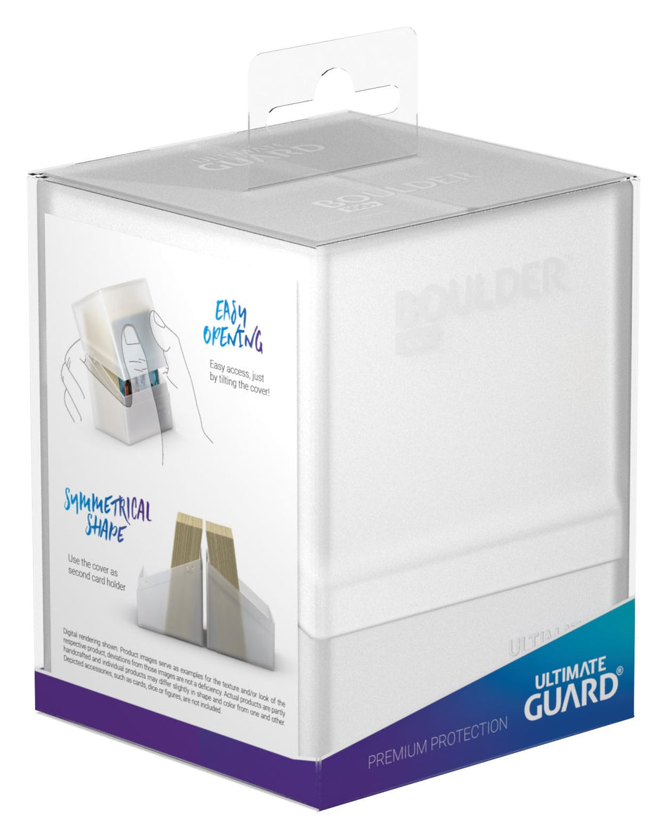 Ultimate Guard - Boulder 100+ Deck Box Case - Frosted - Collector's Avenue