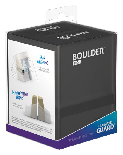 Ultimate Guard - Boulder 100+ Deck Box Case - Onyx - Collector's Avenue